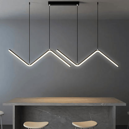 Modern Triangle Hanging Light Fixture