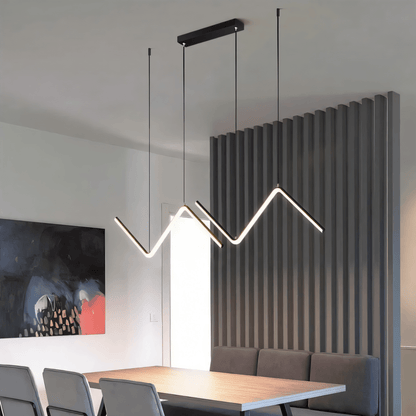 Modern Triangle Hanging Light Fixture
