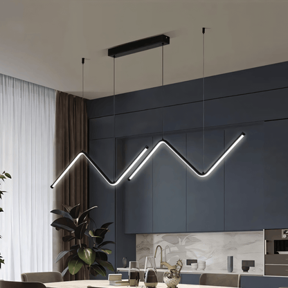 Modern Triangle Hanging Light Fixture