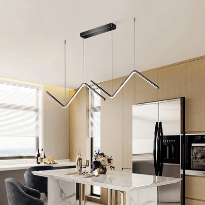 Modern Triangle Hanging Light Fixture