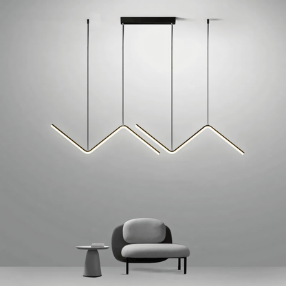 Modern Triangle Hanging Light Fixture