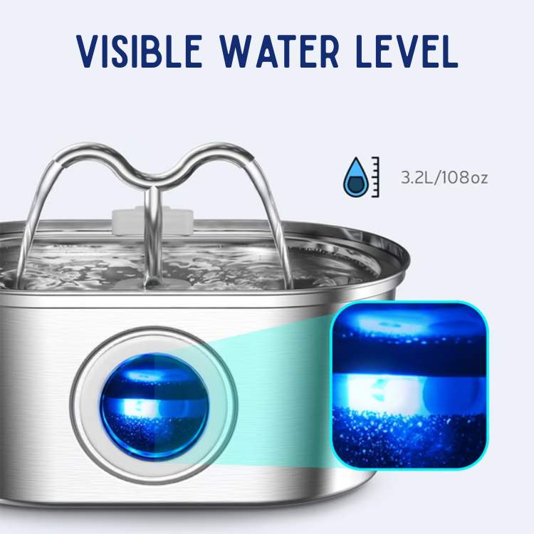 QuietFlow Automatic Pet Water Fountain For Cats Dogs