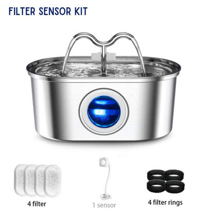 QuietFlow Automatic Pet Water Fountain For Cats Dogs