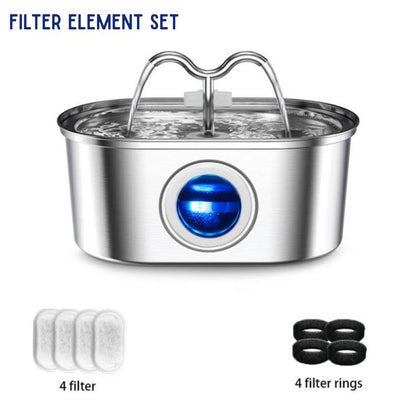 QuietFlow Automatic Pet Water Fountain For Cats Dogs