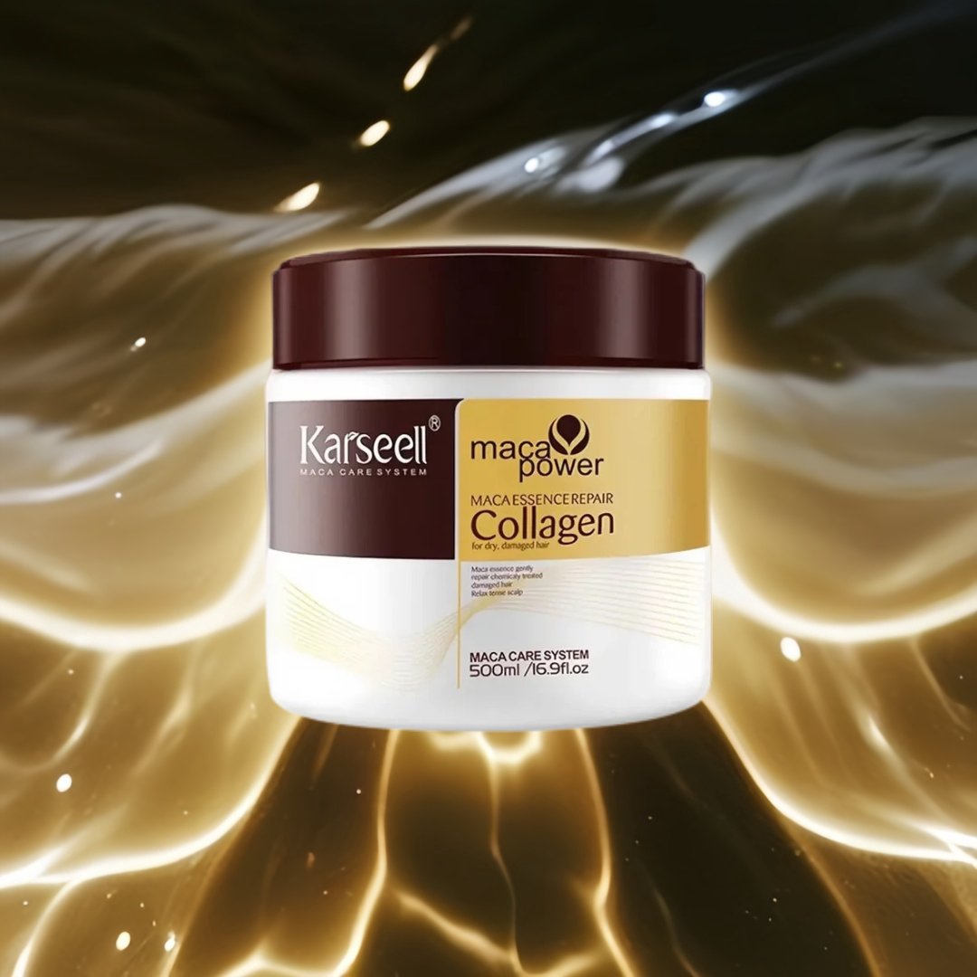 Nourishing Collagen Hair Mask for Smooth Shine - Lusomart