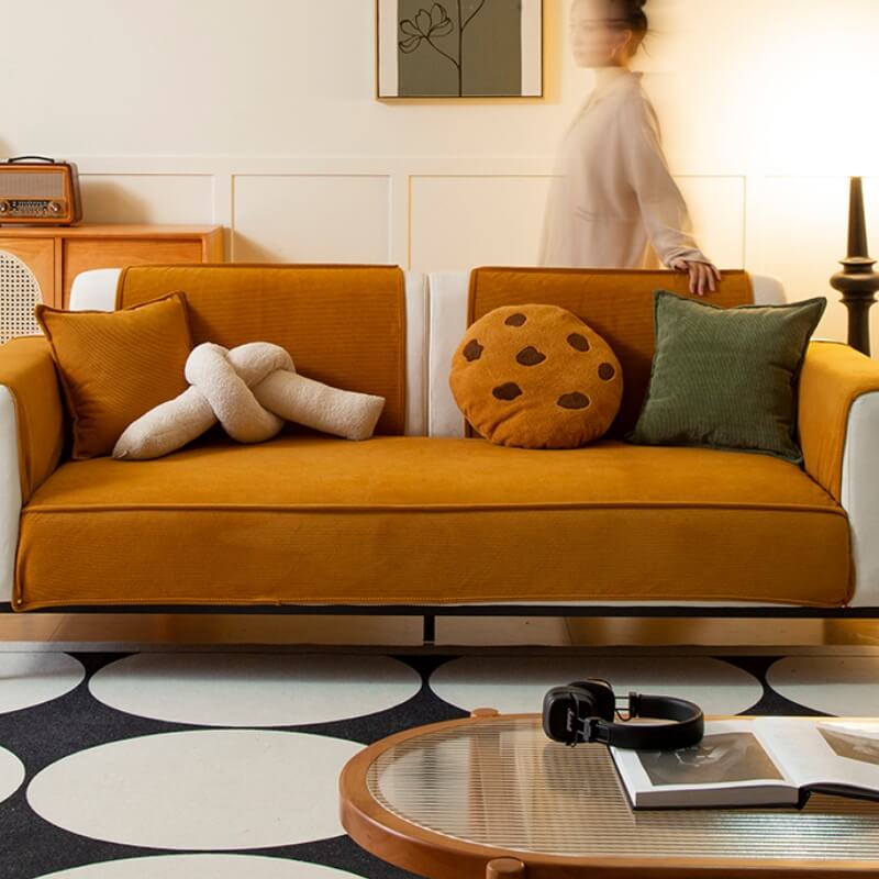 Premium Fabric Sofa Slipcover Non Slip Furniture Protector