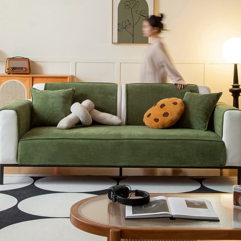 Premium Fabric Sofa Slipcover Non Slip Furniture Protector