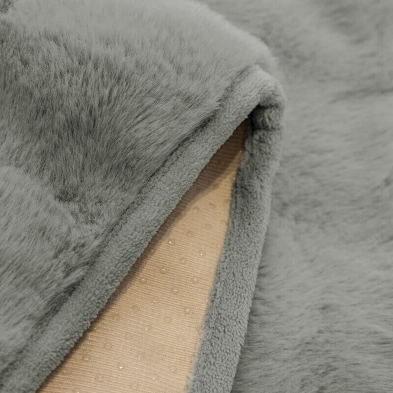 Soft Fleece Sofa Slipcover for Living Room Comfort