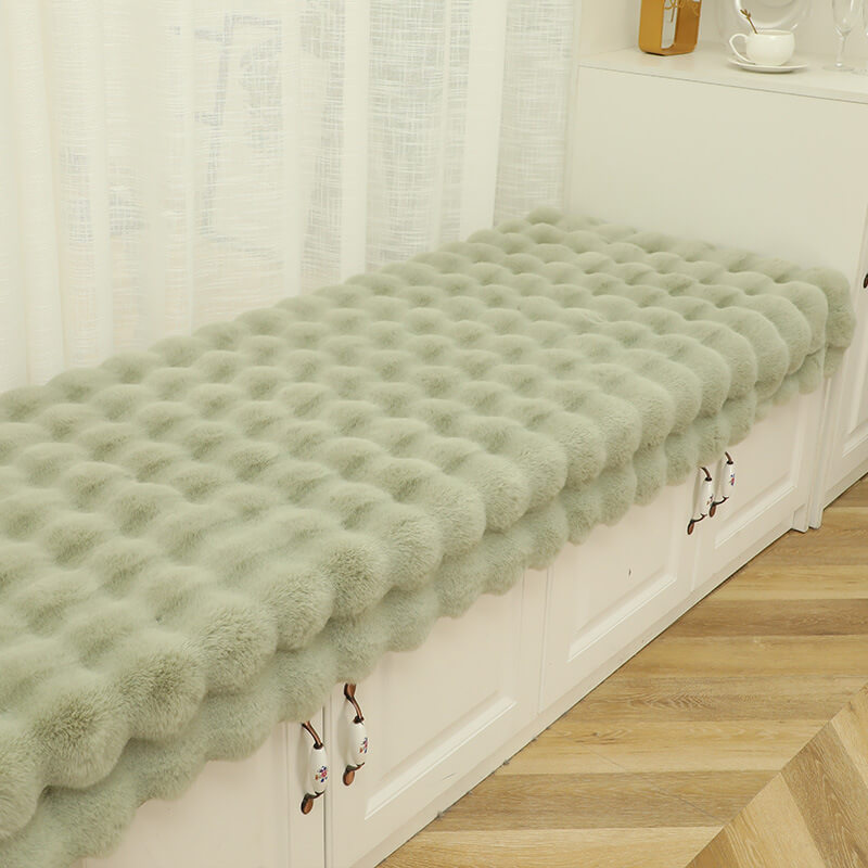 Soft Fleece Sofa Slipcover for Living Room Comfort