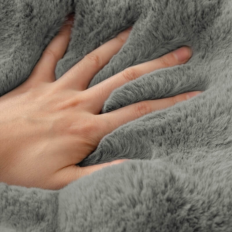 Soft Fleece Sofa Slipcover for Living Room Comfort