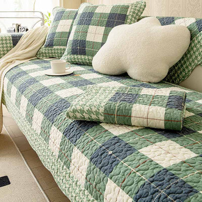 Durable Plaid Sofa Protector for Pets - Lusomart