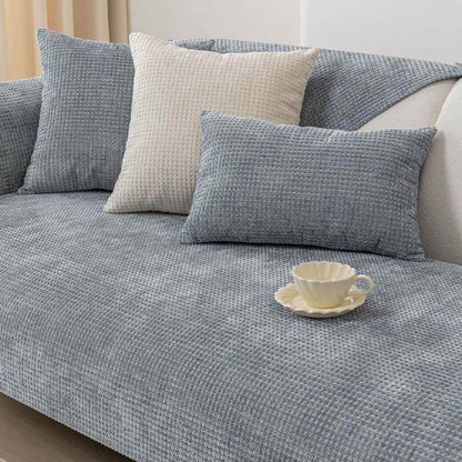 Soft Plush Chenille Sofa Slipcover Furniture Protector