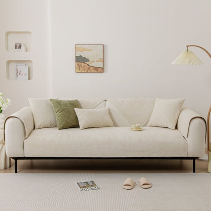 Soft Plush Chenille Sofa Slipcover Furniture Protector