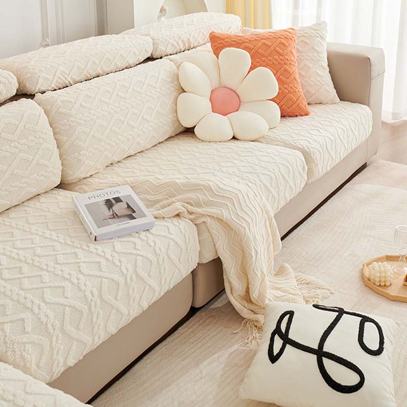 Plush Universal Fit Elastic Sofa Slipcover