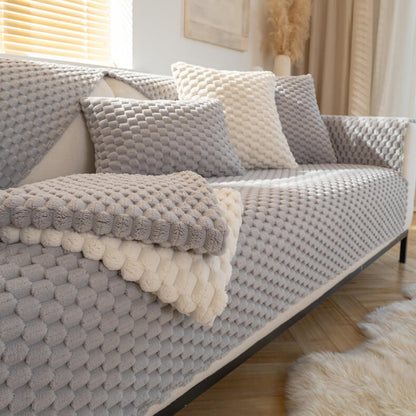Soft Pet Friendly Slip Resistant Sofa Cover - Lusomart