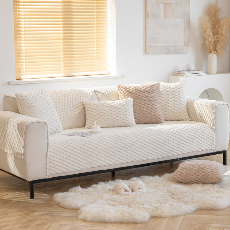 Soft Pet Friendly Slip Resistant Sofa Cover