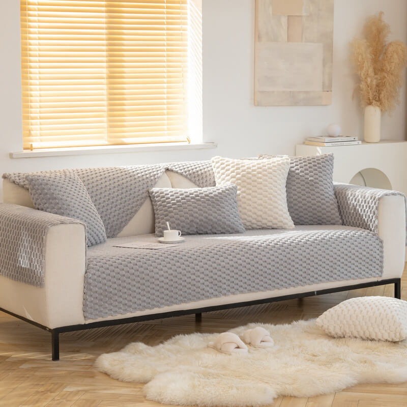 Soft Pet Friendly Slip Resistant Sofa Cover