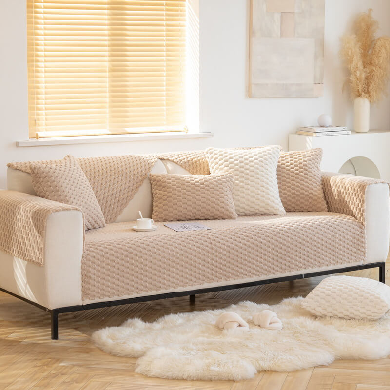 Soft Pet Friendly Slip Resistant Sofa Cover