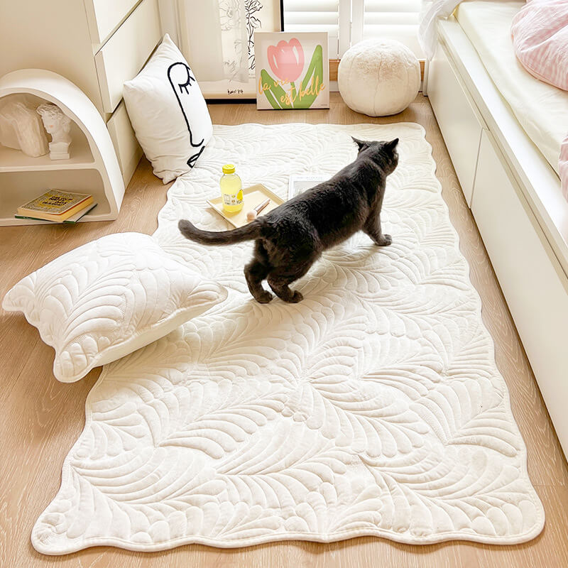 Soft Fabric Sofa Protector Anti Scratch Slip Resistant Cover