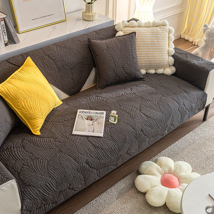 Faux Leather Sofa Protector Anti Slip Mat Cover