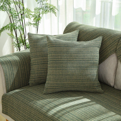 Soft Beige Woven Sofa Protector 70x70 cm