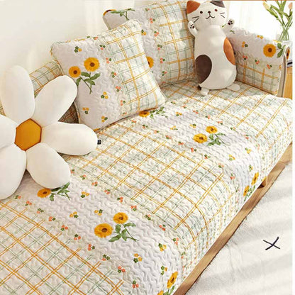 Soft Breathable Fabric Sofa Slipcover Protector