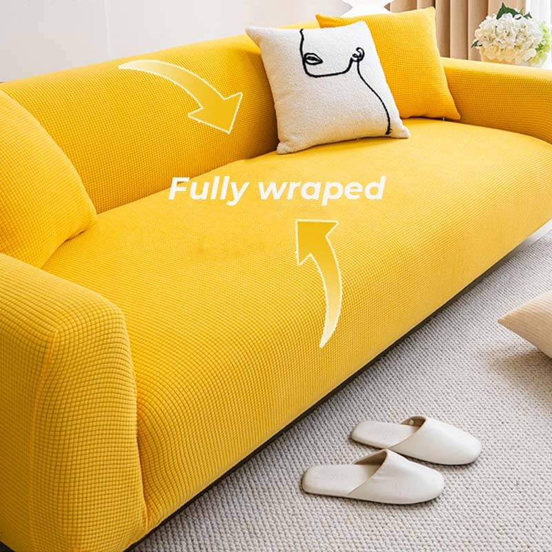 Plush Microfiber Sofa Slipcover Furniture Protector