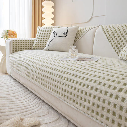 Cozy Plush Sofa Slipcover Throw Protector