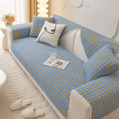 Cozy Plush Sofa Slipcover Throw Protector