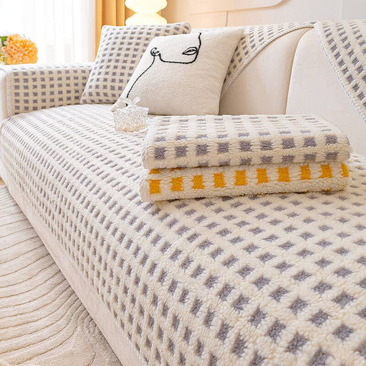 Cozy Plush Sofa Slipcover Throw Protector - Lusomart
