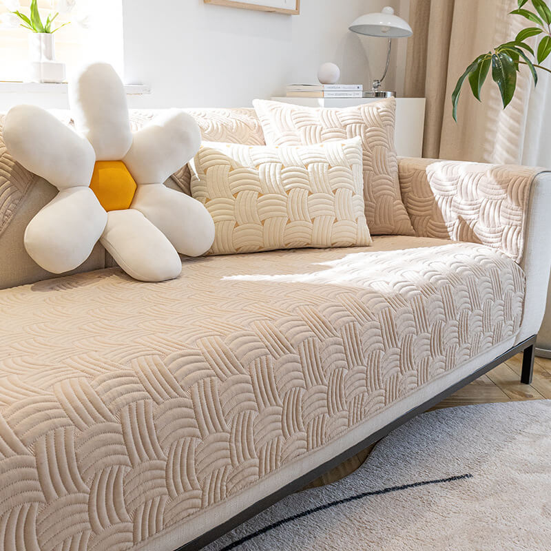 Soft Fabric Slip Resistant Sofa Cover