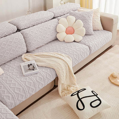 Plush Universal Fit Elastic Sofa Slipcover