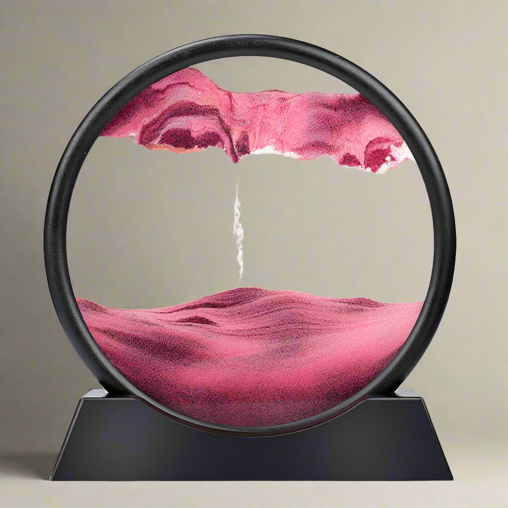 Decorative Glass Hourglass Timer for Home Office