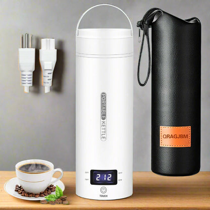 Portable Fast 1L Travel Electric Kettle with Auto Off - Lusomart