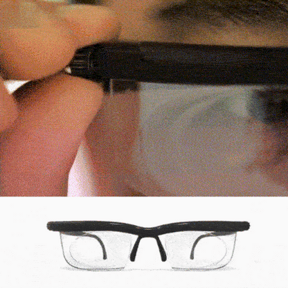 Flexible Focus Unisex Glasses With Adjustable Lenses