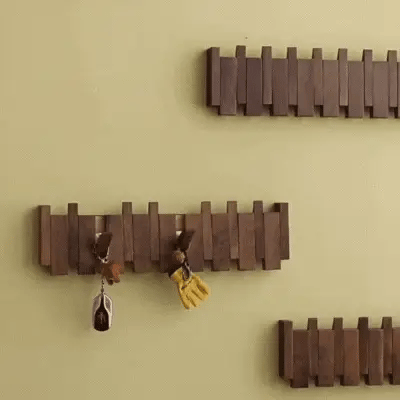 Natural Wood Piano Storage Rack in Beech or Walnut