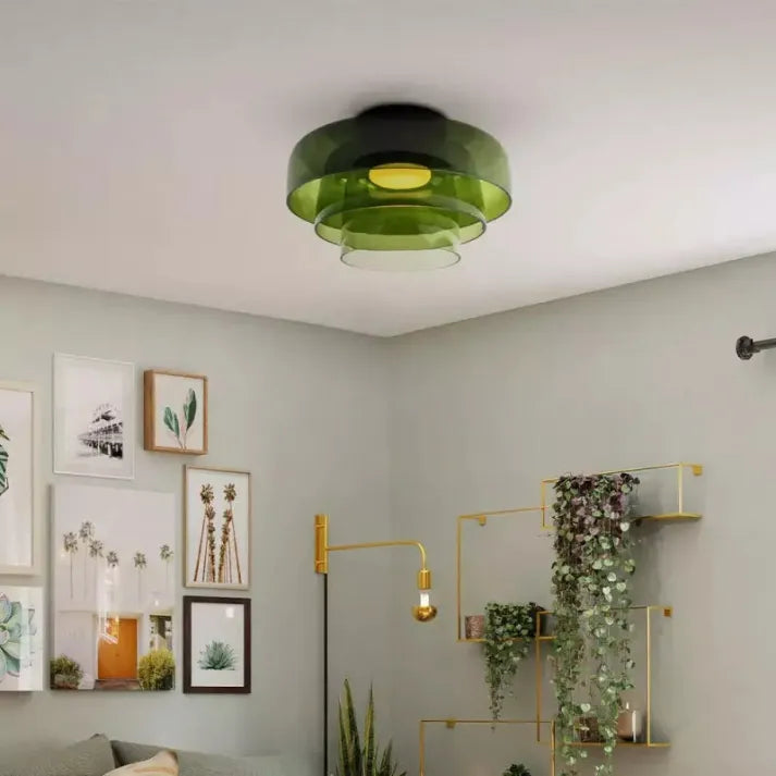 Elegant Glass Pendant Ceiling Lamp