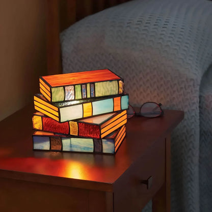 Colorful Glass Table Lamp | Unique Handmade Lighting - Lusomart