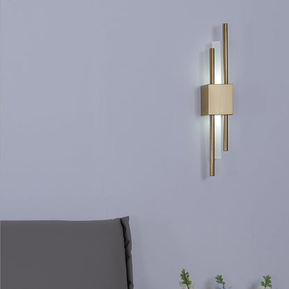 Contemporary Clear LED Wall Light