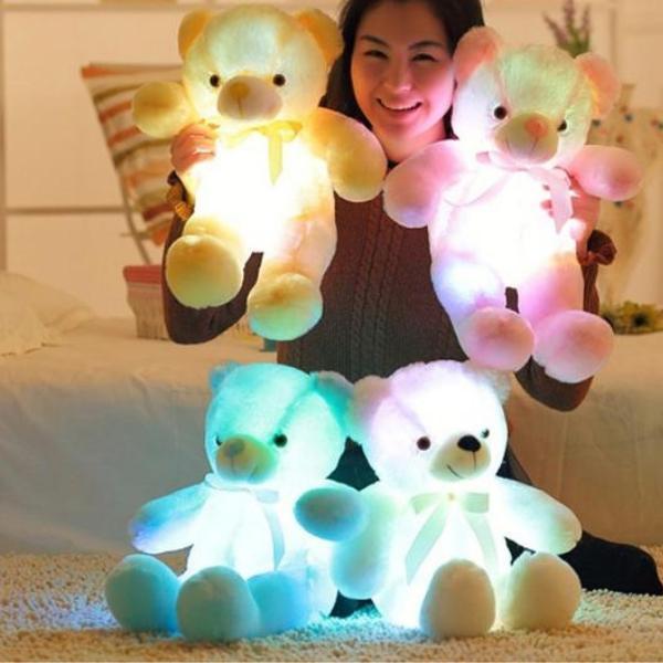 Cuddly Lighted Teddy Bear Toy for Kids Night Light