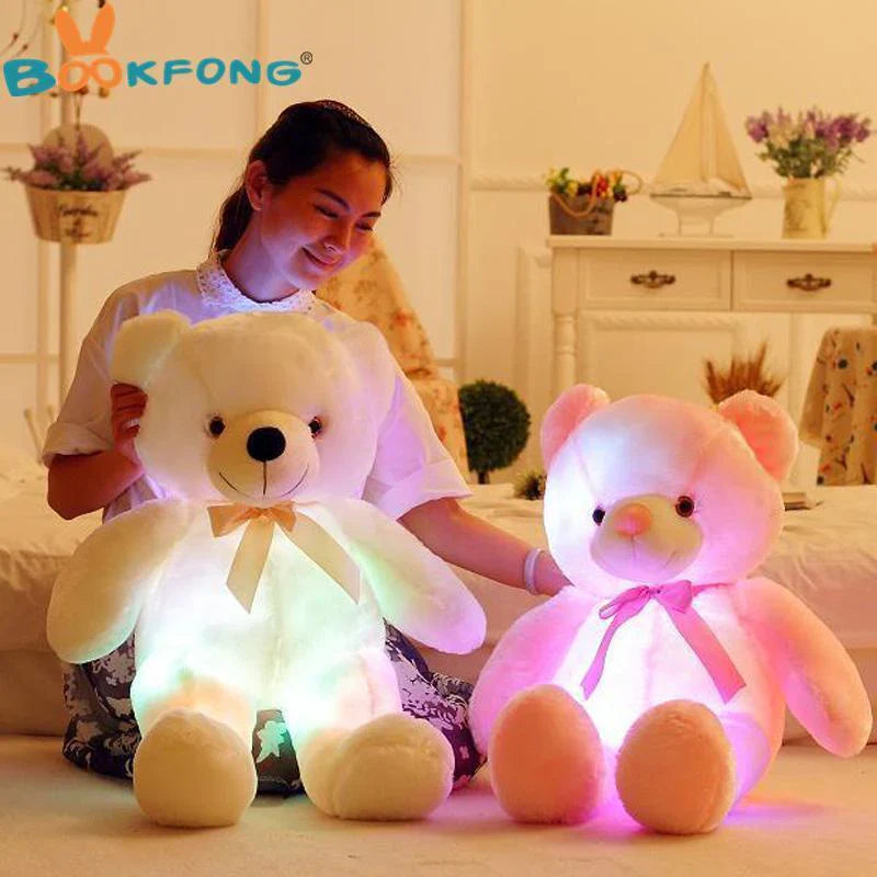 Cuddly Lighted Teddy Bear Toy for Kids Night Light