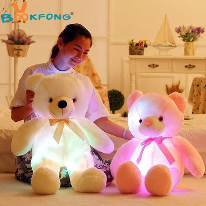 Cuddly Lighted Teddy Bear Toy for Kids Night Light