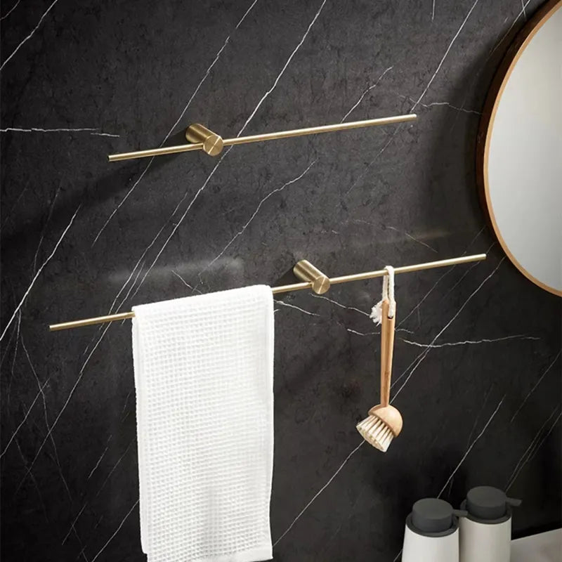 Stylish Chrome Towel Bar For Modern Bathrooms - Lusomart