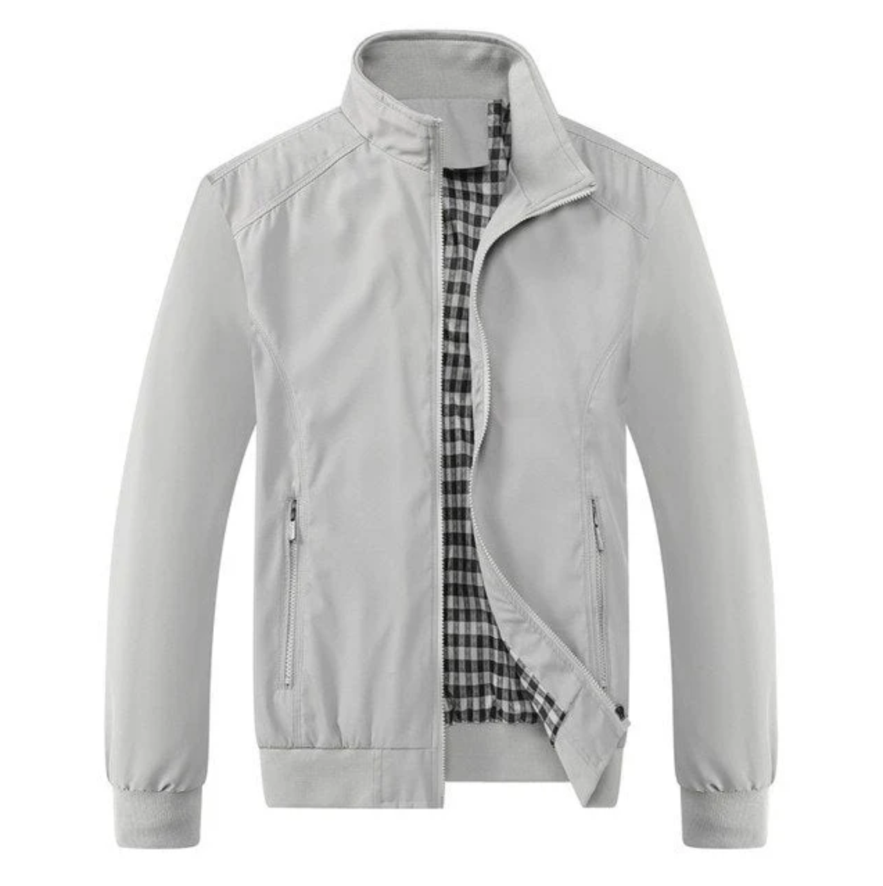 Thin Mens Casual Bomber Jacket For Spring Fall Wear