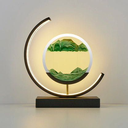 Calming Wave Sand LED Table Lamp