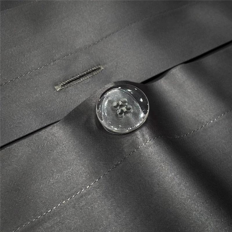 Luxury Grey Quilted Bedding Set