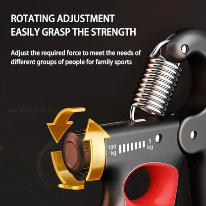 Adjustable Hand Grip Strengthener 5-100kg Gym Trainer