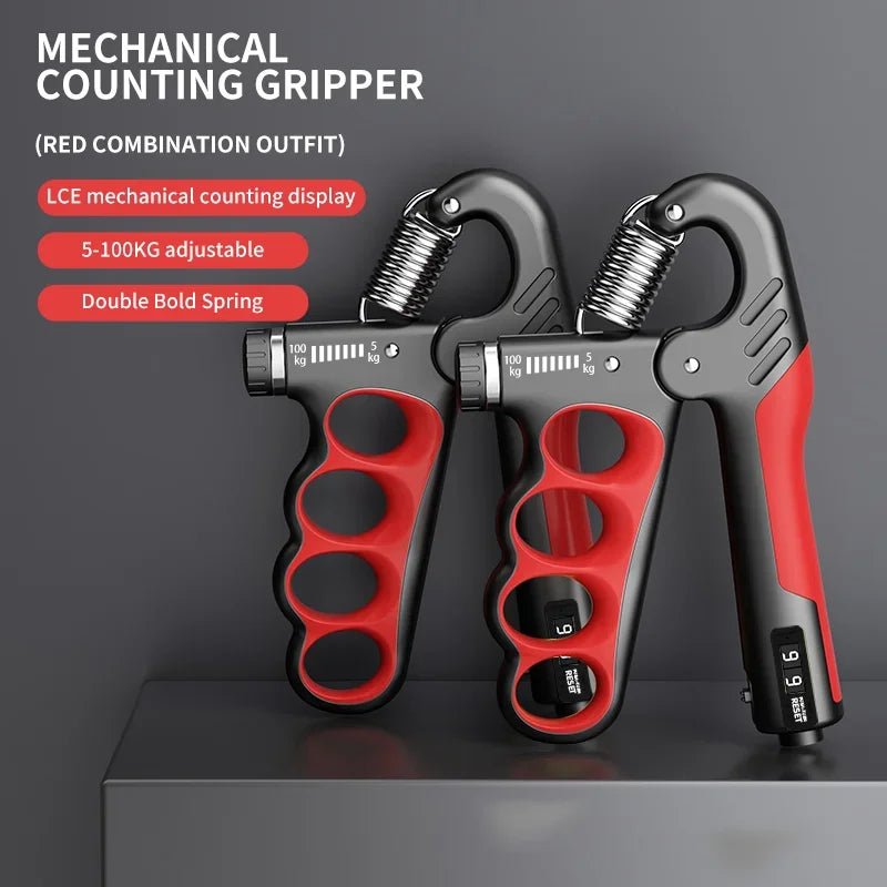 Adjustable Hand Grip Strengthener 5-100kg Gym Trainer