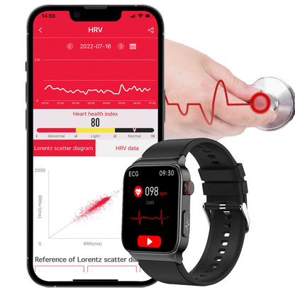 Accurate Blood Sugar Tracking Fitness Smartwatch
