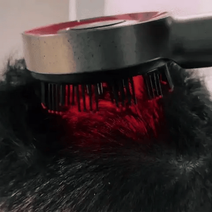Rejuvenating Scalp Massager With LED Light And Variable Speeds